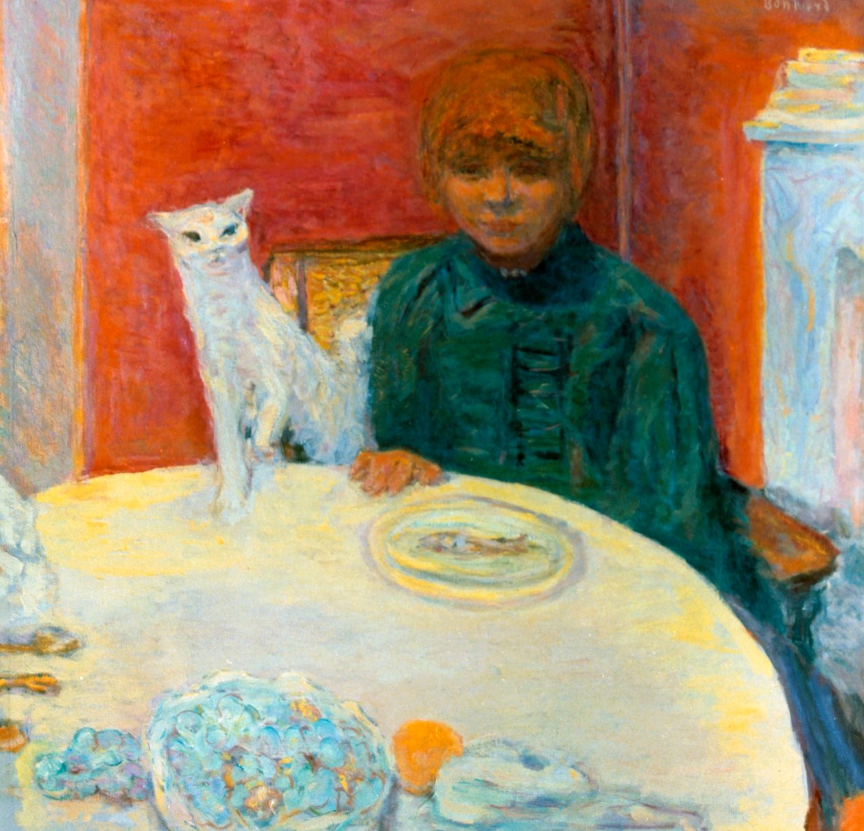 Femme avec un Chat, 1912 - Pierre Bonnard
