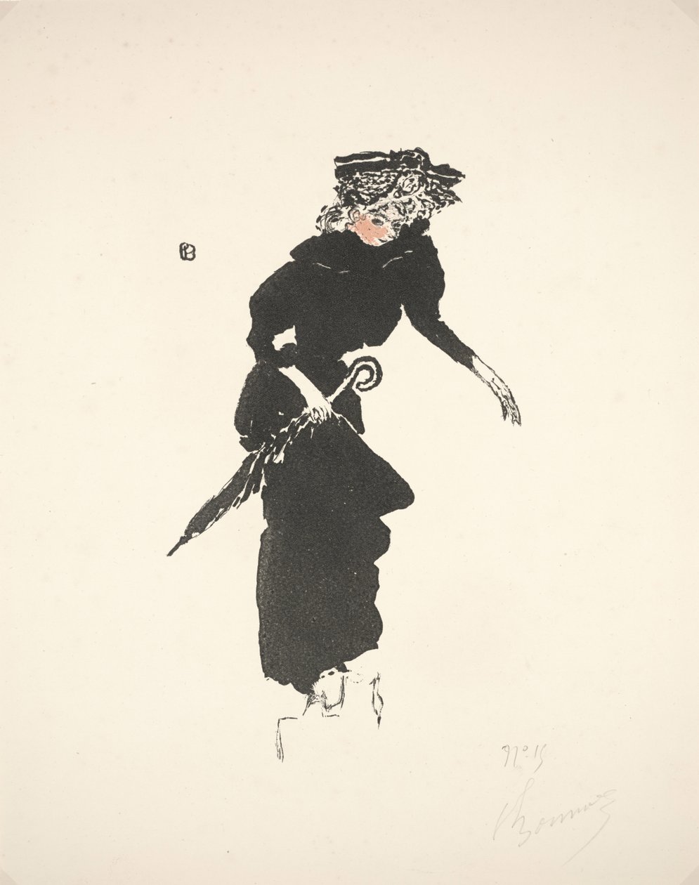 Femme au parapluie - Pierre Bonnard