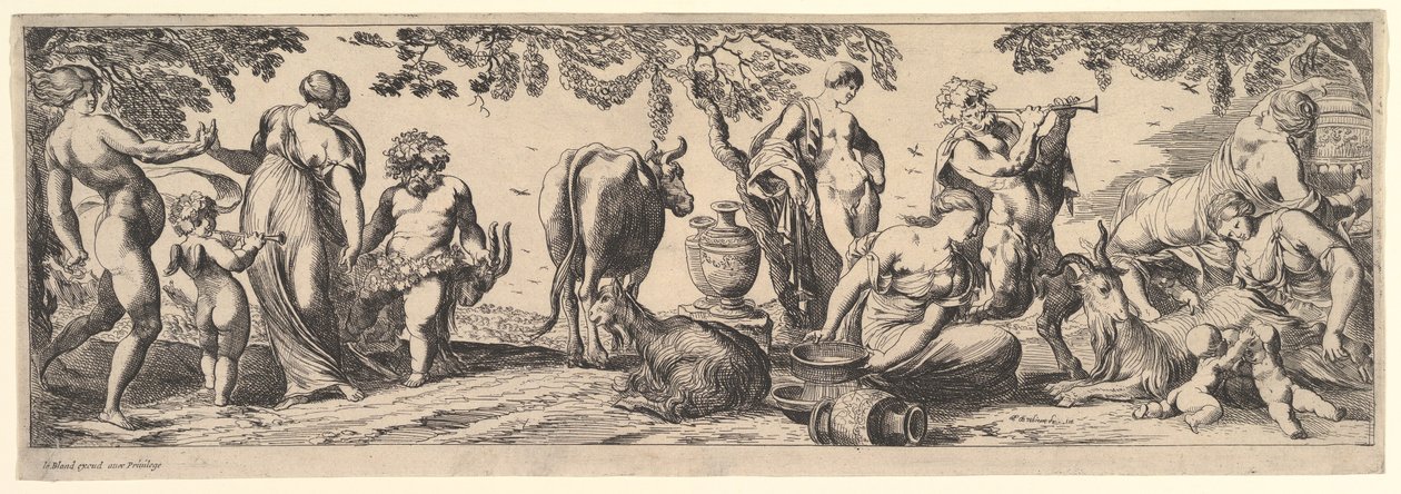 Bacchanale, 1615-1642 - Pierre Brebiette