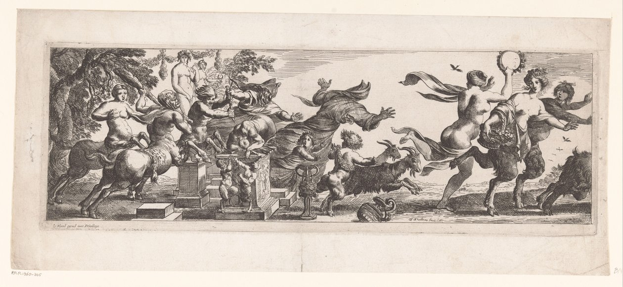 Centaure perturbant un sacrifice - Pierre Brebiette