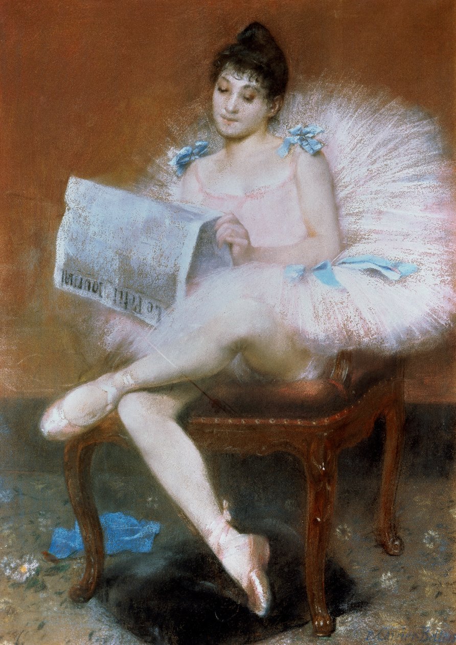 Danseuse de ballet assise, 1890 - Pierre Carrier Belleuse