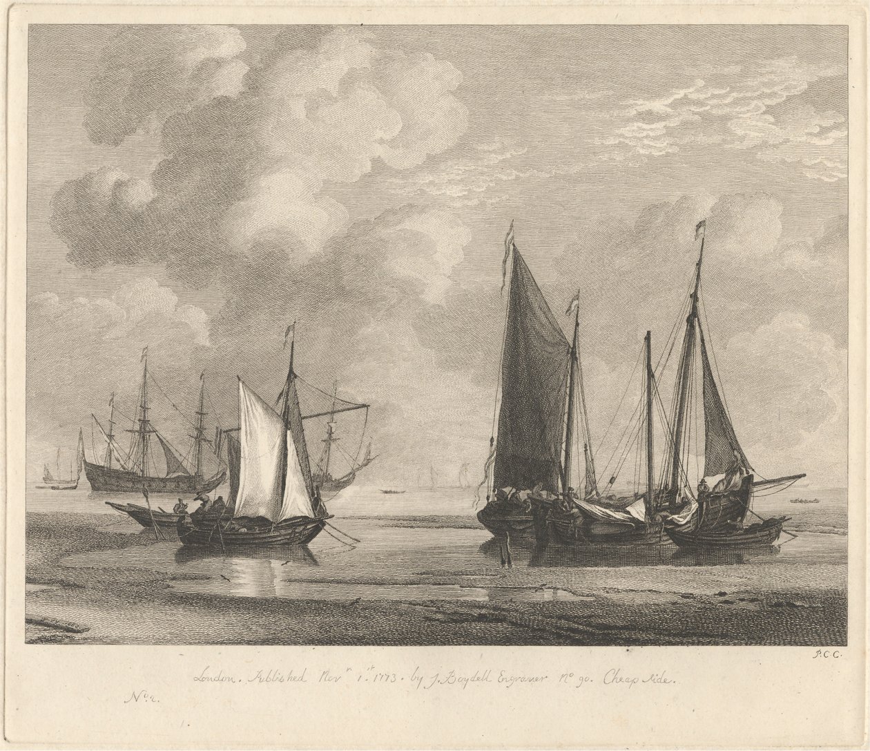 Étude marine n° 2 - Pierre Charles Canot