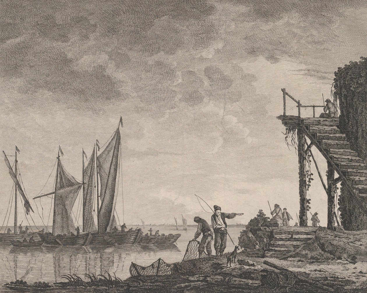 Petite Marine Angloise, 1761 - Pierre Charles Canot