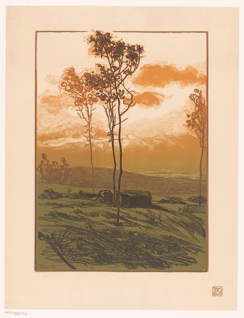 Paysage - Pierre Eugène Vibert