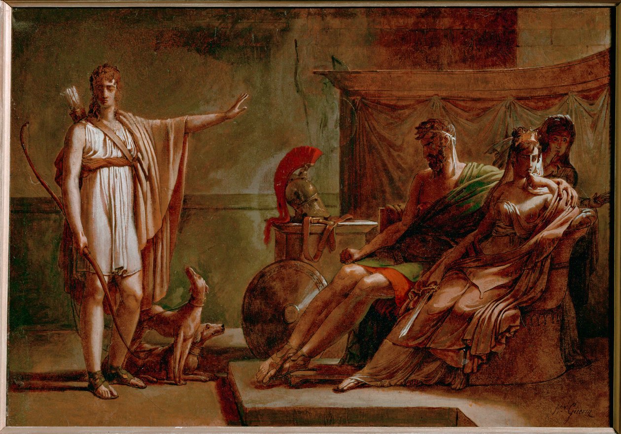 Phaedra et Hyppolyte, croquis ... - Pierre Guérin
