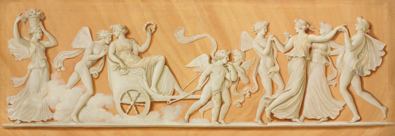Peinture de dessus de porte - Pierre II Rousseau