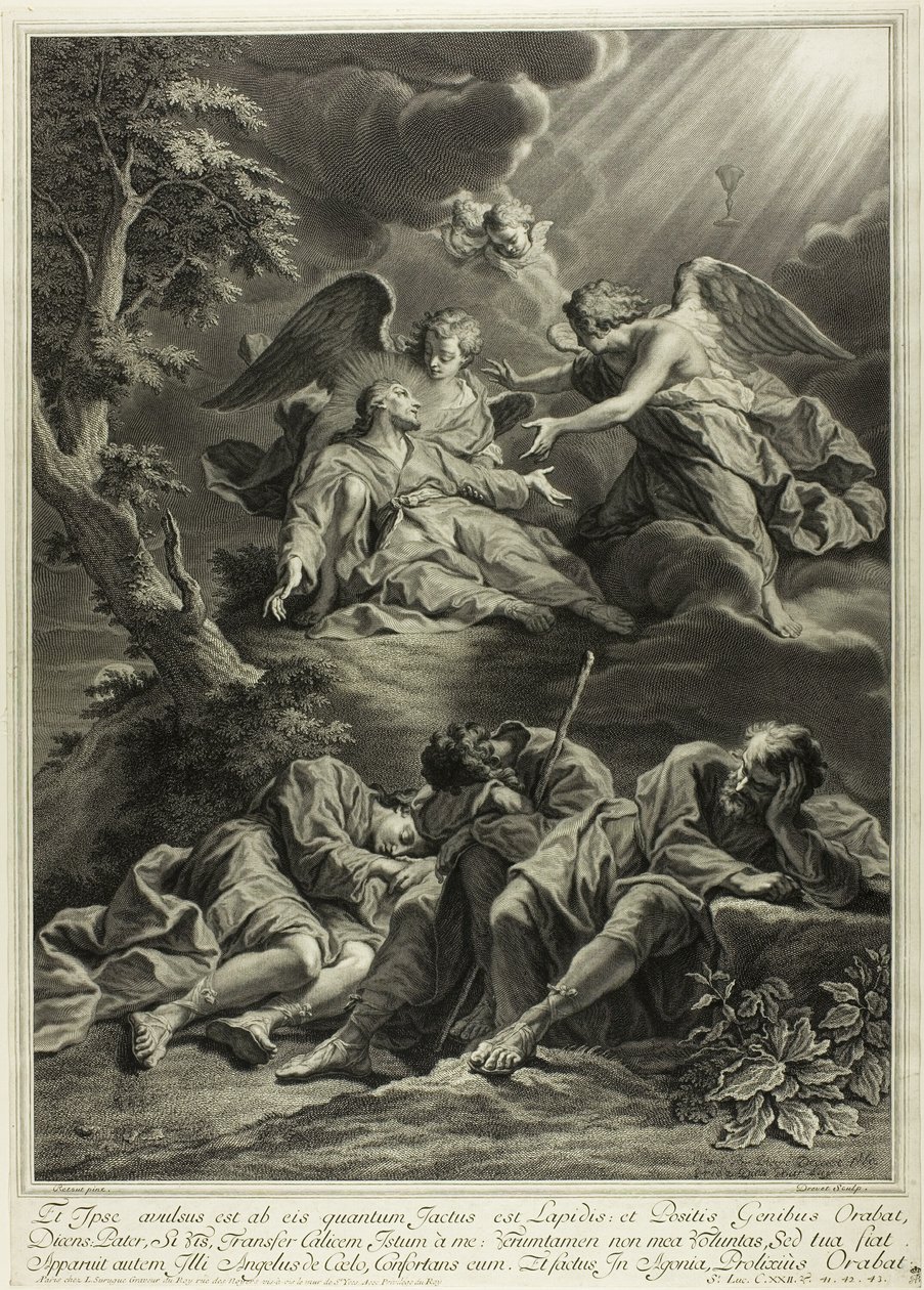 Le Christ à Gethsémani - Pierre Imbert Drevet