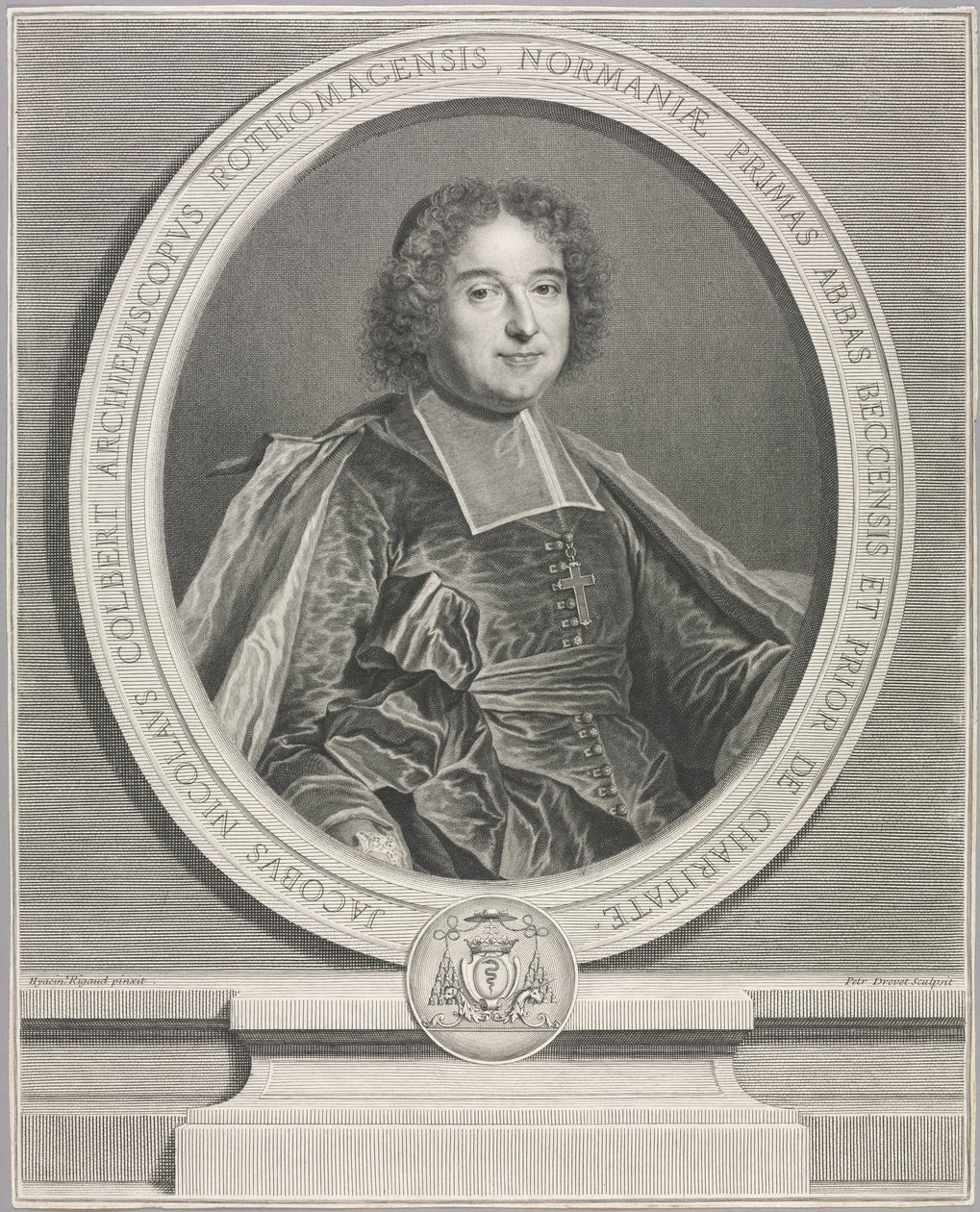 Jacques-Nicolas Colbert - Pierre Imbert Drevet
