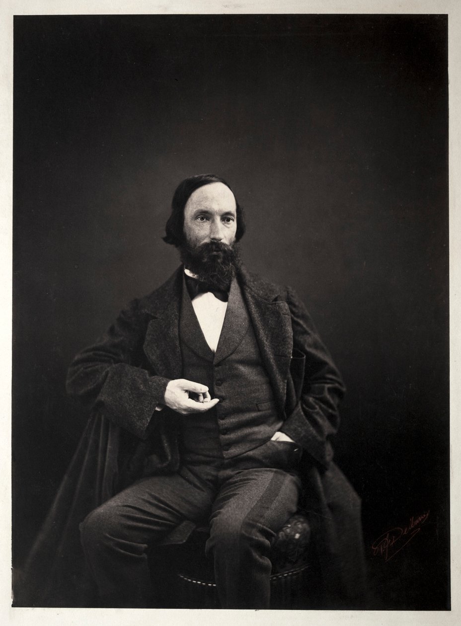 Auguste Vacquerie, c. 1860 - Pierre Jean Delbarre