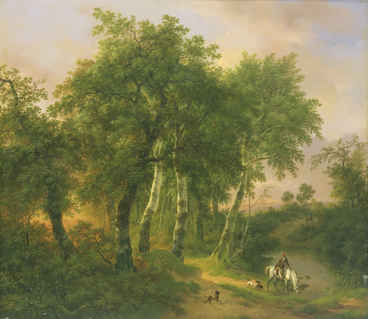Paysage à Geldern - Pierre Jean Hellemans