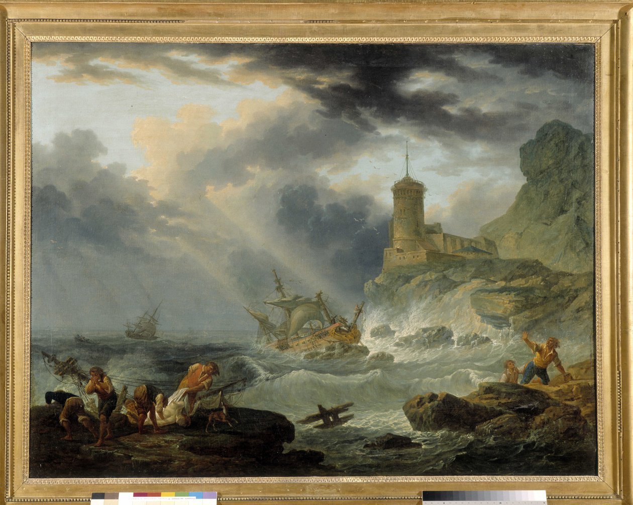 Le Naufrage - Pierre Joseph Wallaert