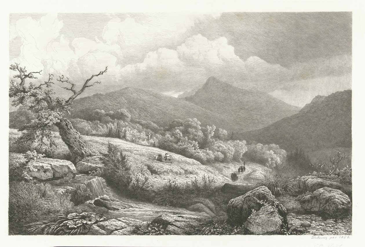Le cimetière de Baden-Baden - Pierre Louis Dubourcq