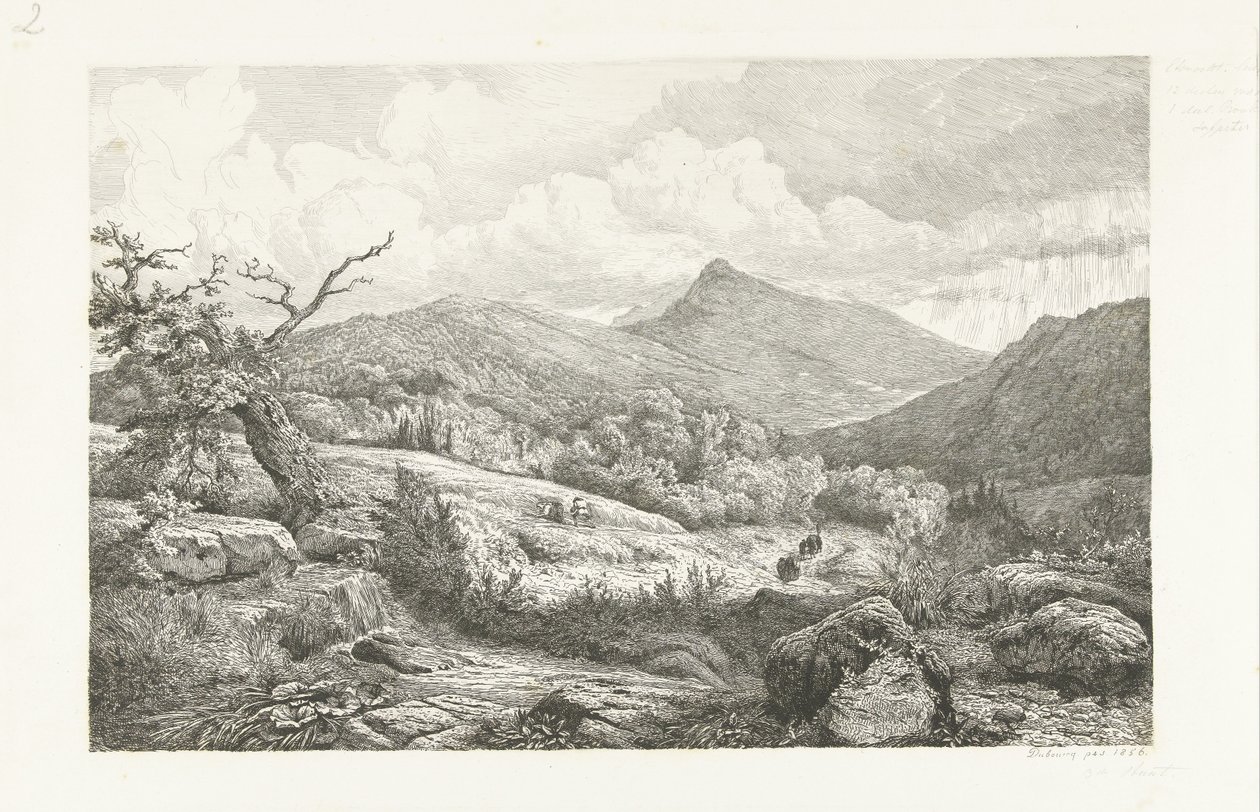 Le cimetière de Baden-Baden - Pierre Louis Dubourcq