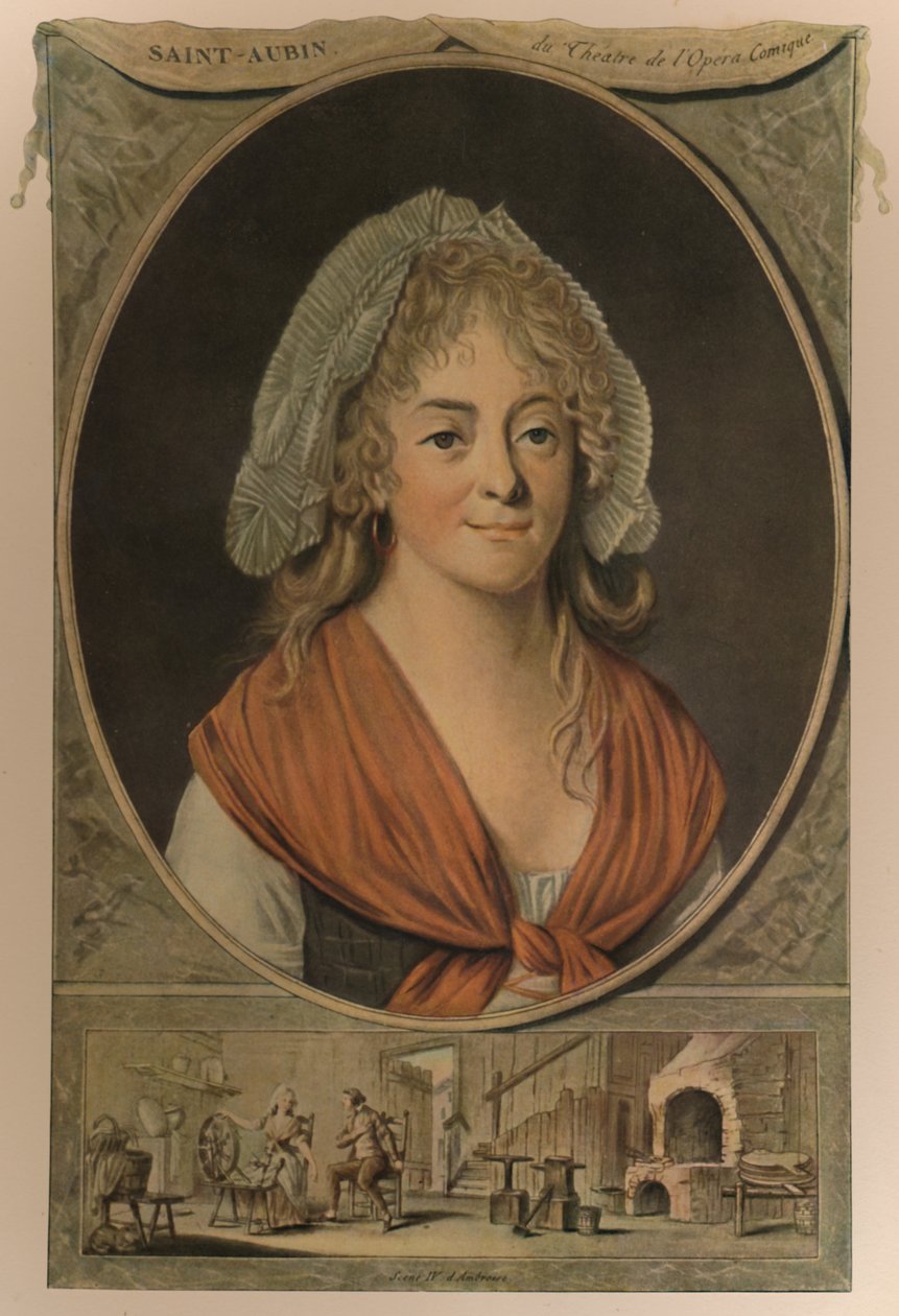 Madame Saint-Aubin, fin XVIIIe siècle, 1913 - Pierre Michel Alix