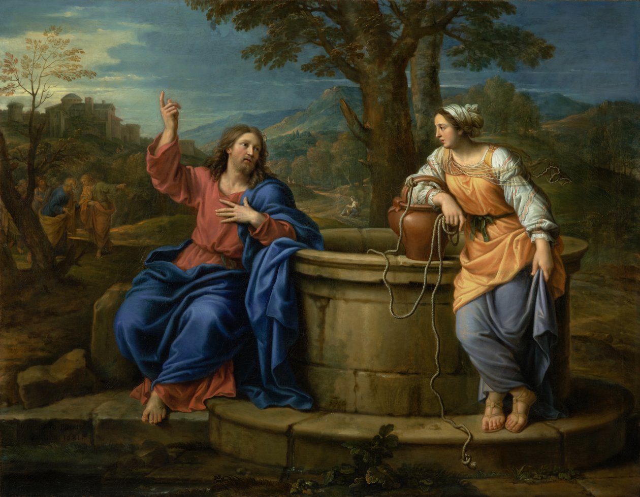 Le Christ et la femme de Samarie - Pierre Mignard