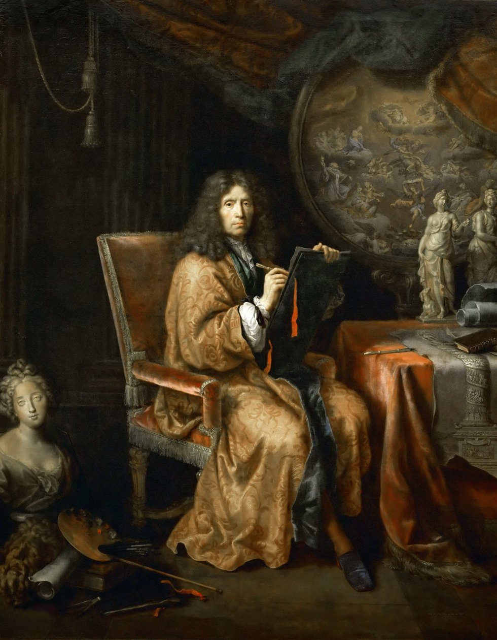 Autoportrait, entre 1680 et 1690 - Pierre Mignard