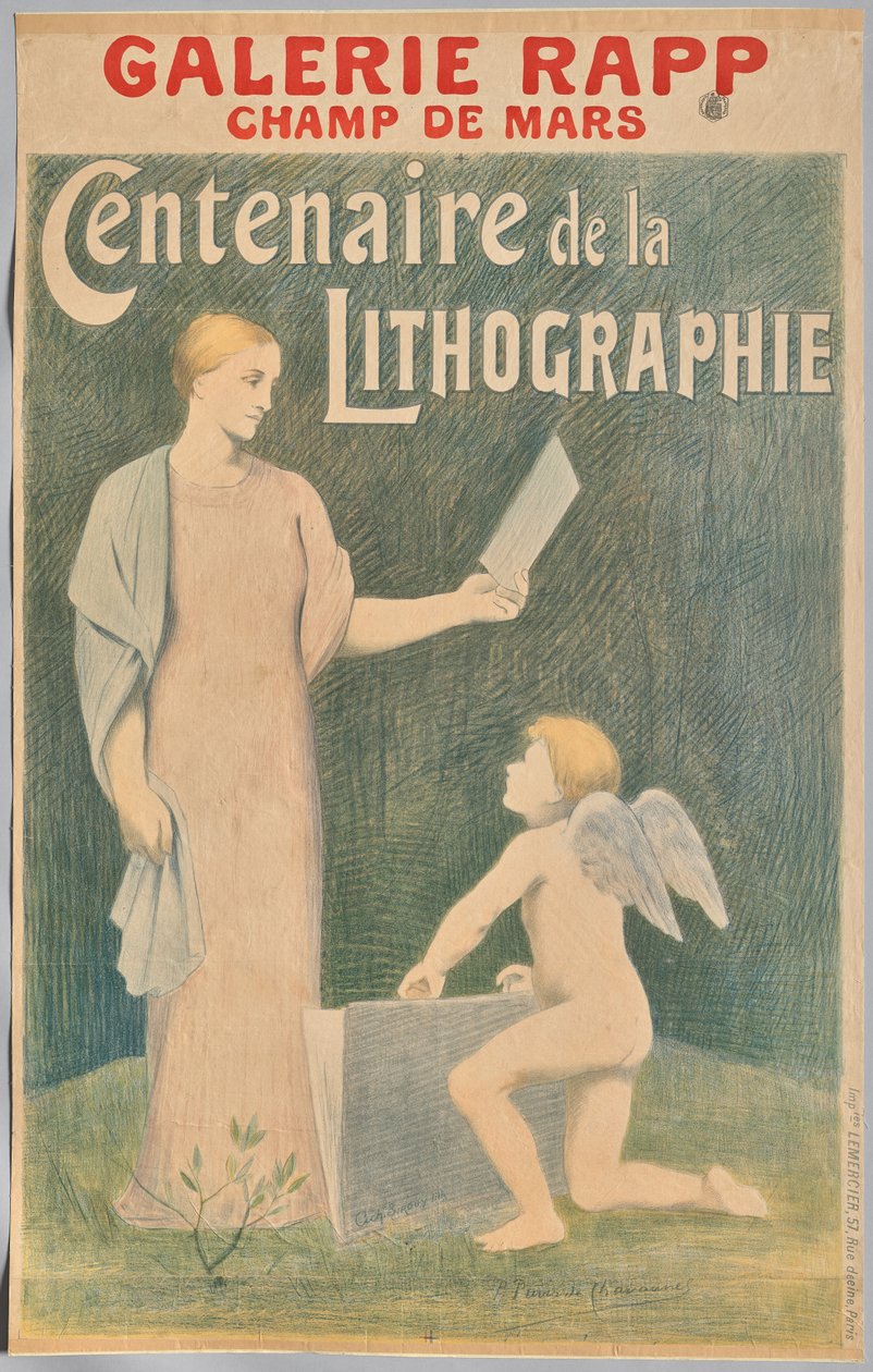 Centenaire de la lithographie - Pierre Puvis de Chavannes