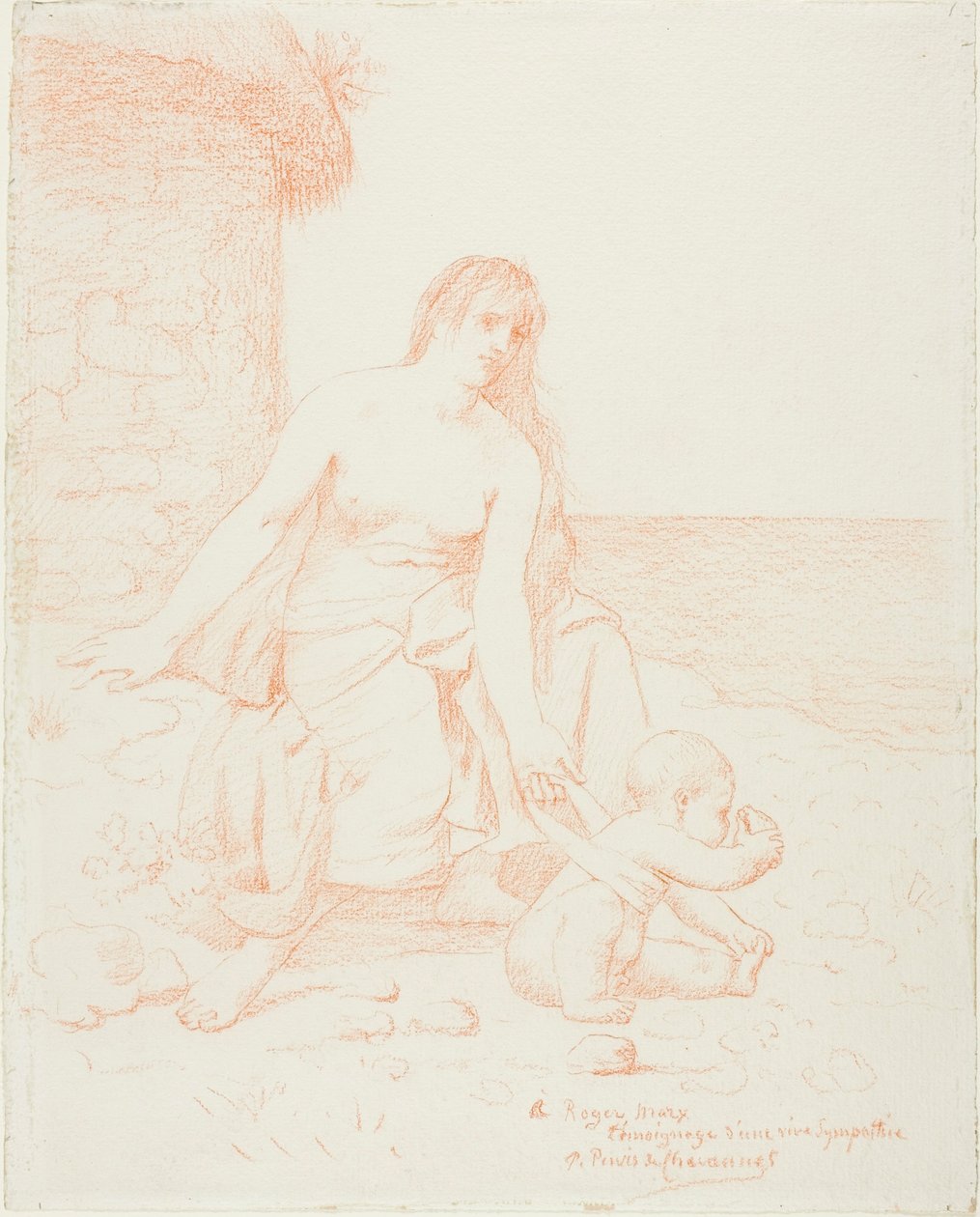 Famille de pêcheurs - Pierre Puvis de Chavannes