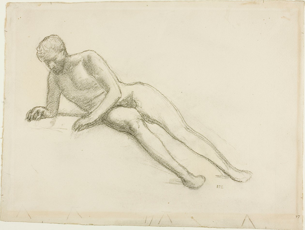 Nu masculin couché - Pierre Puvis de Chavannes