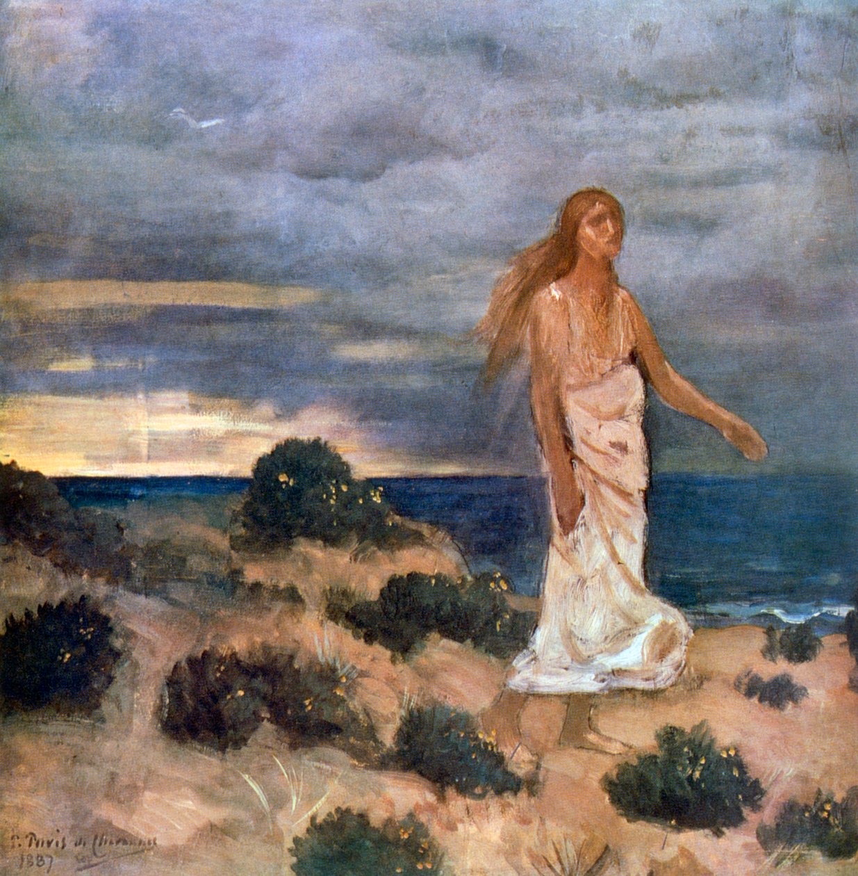 Femme sur la Plage, 1887 - Pierre Puvis de Chavannes