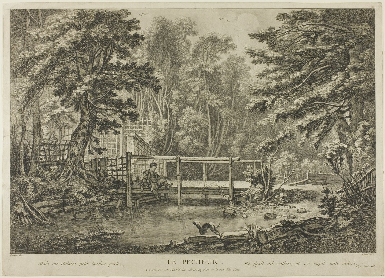 Le pêcheur - Pierre Quentin Chedel