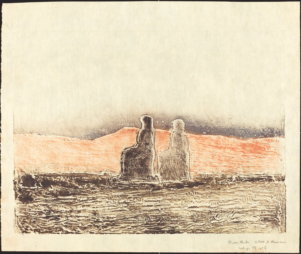 Colosses de Memnon (Thèbes) - Pierre Roche