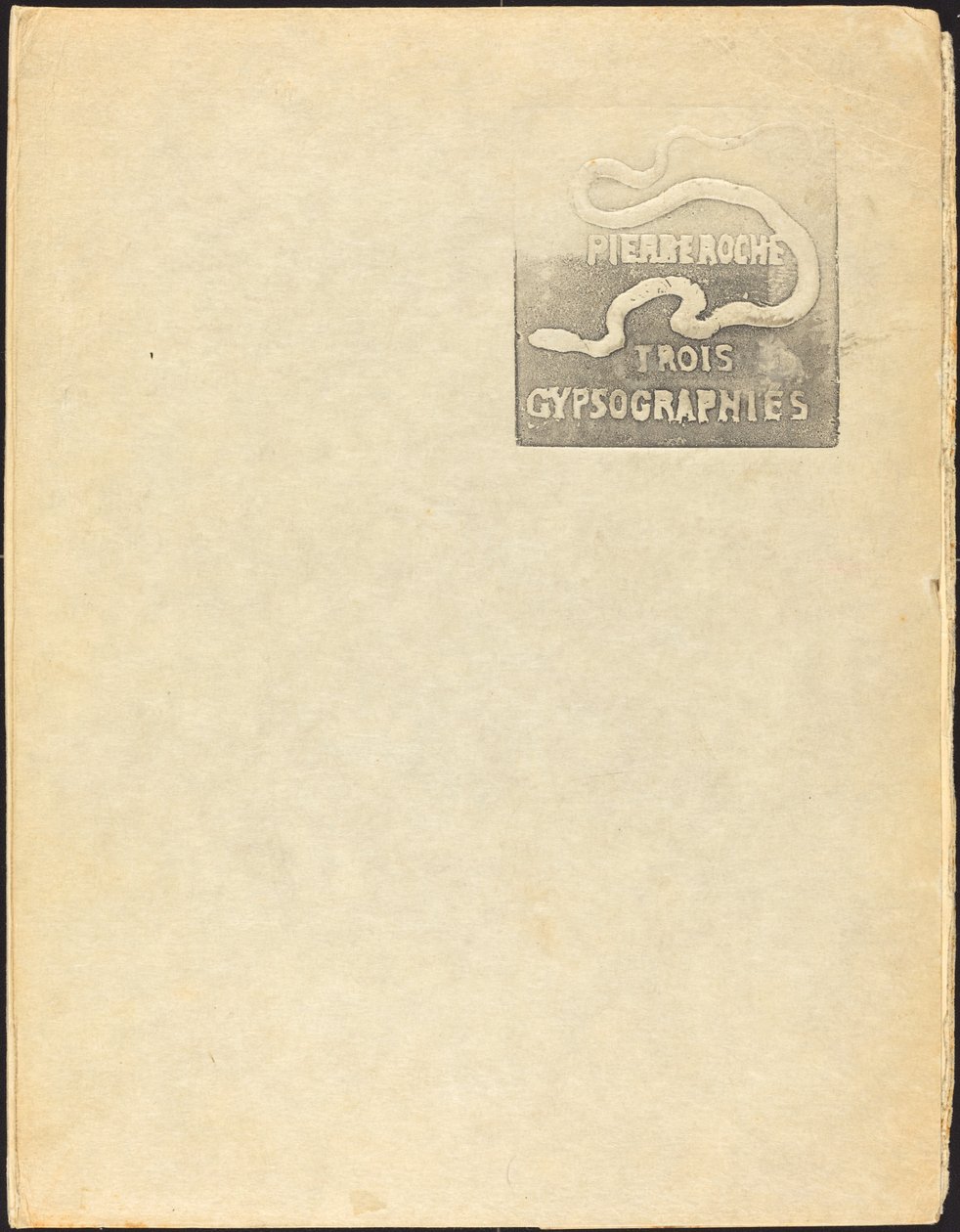 Conception de couverture - Pierre Roche