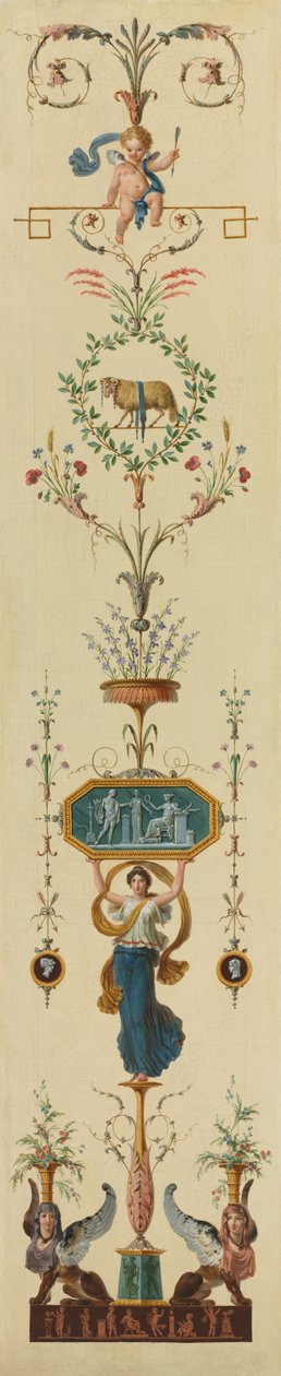 Panneau décoratif, années 1790 - Pierre Rousseau