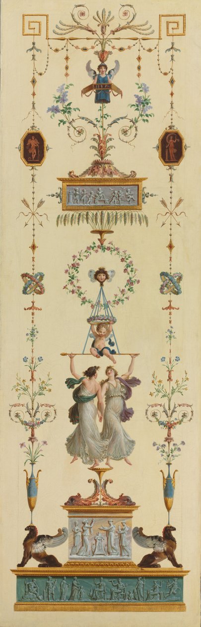 Panneau décoratif, 1790s - Pierre Rousseau