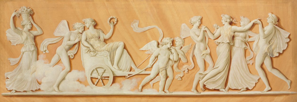 Peinture de dessus de porte - Pierre Rousseau