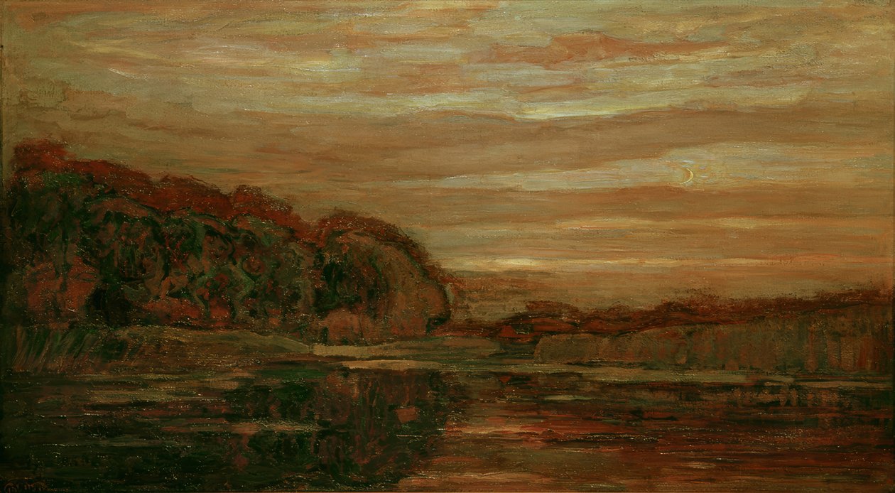 Paysage du soir au Gein - Piet Mondrian