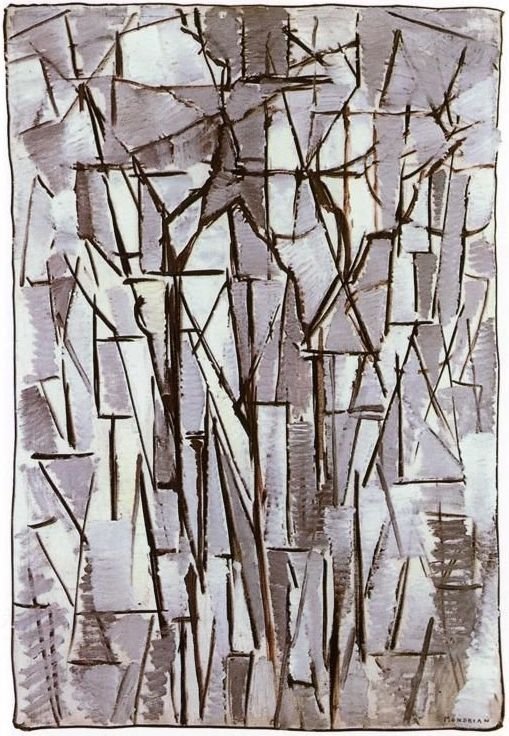 Composition Arbres II - Piet Mondrian