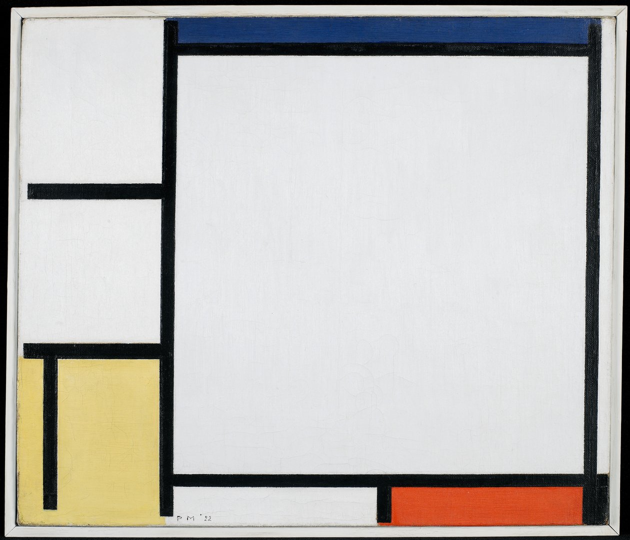 Composition avec bleu, rouge, jaune et noir, 1922 - Piet Mondrian