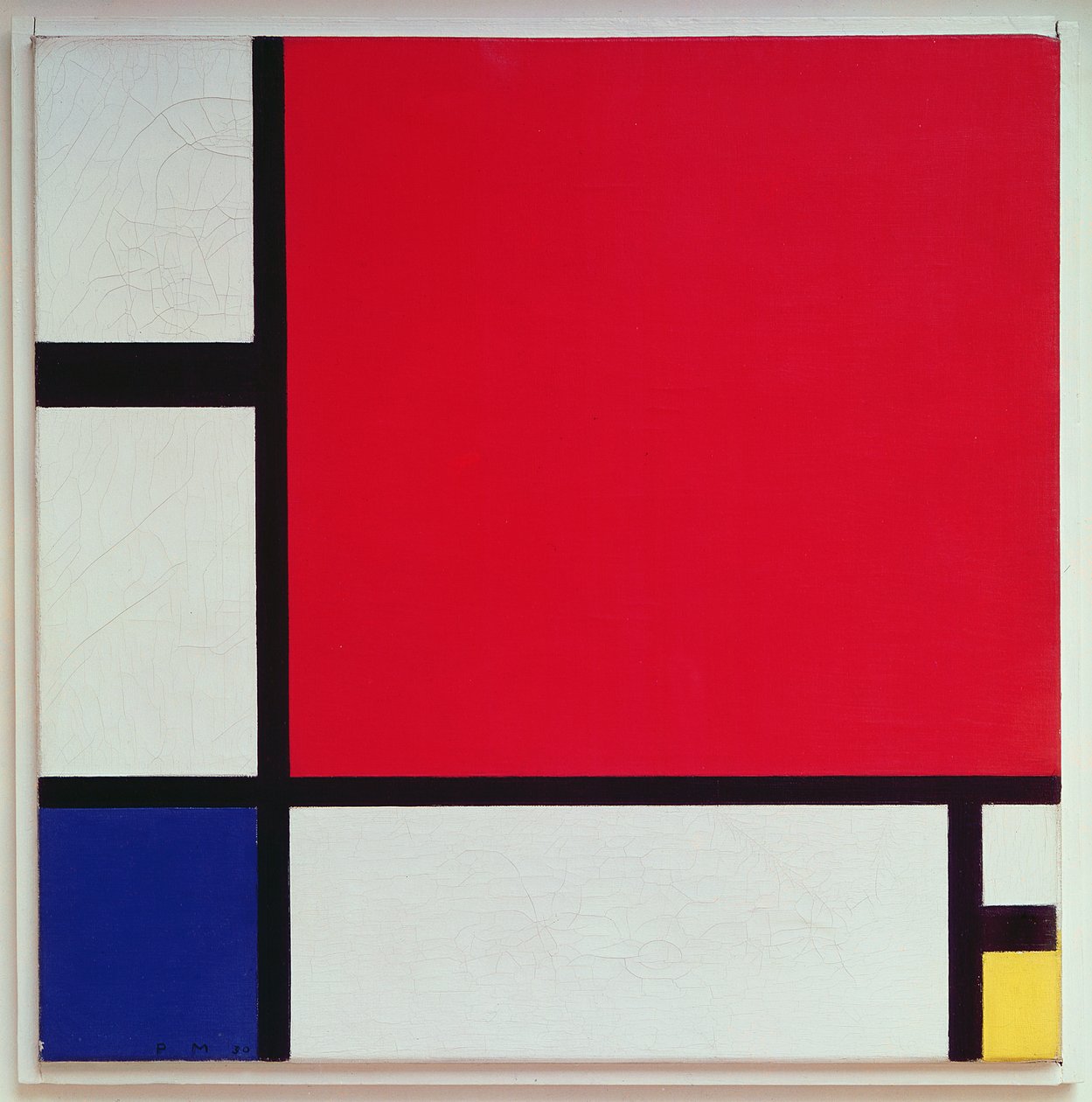 Composition avec rouge, bleu et jaune, 1930 - Piet Mondrian