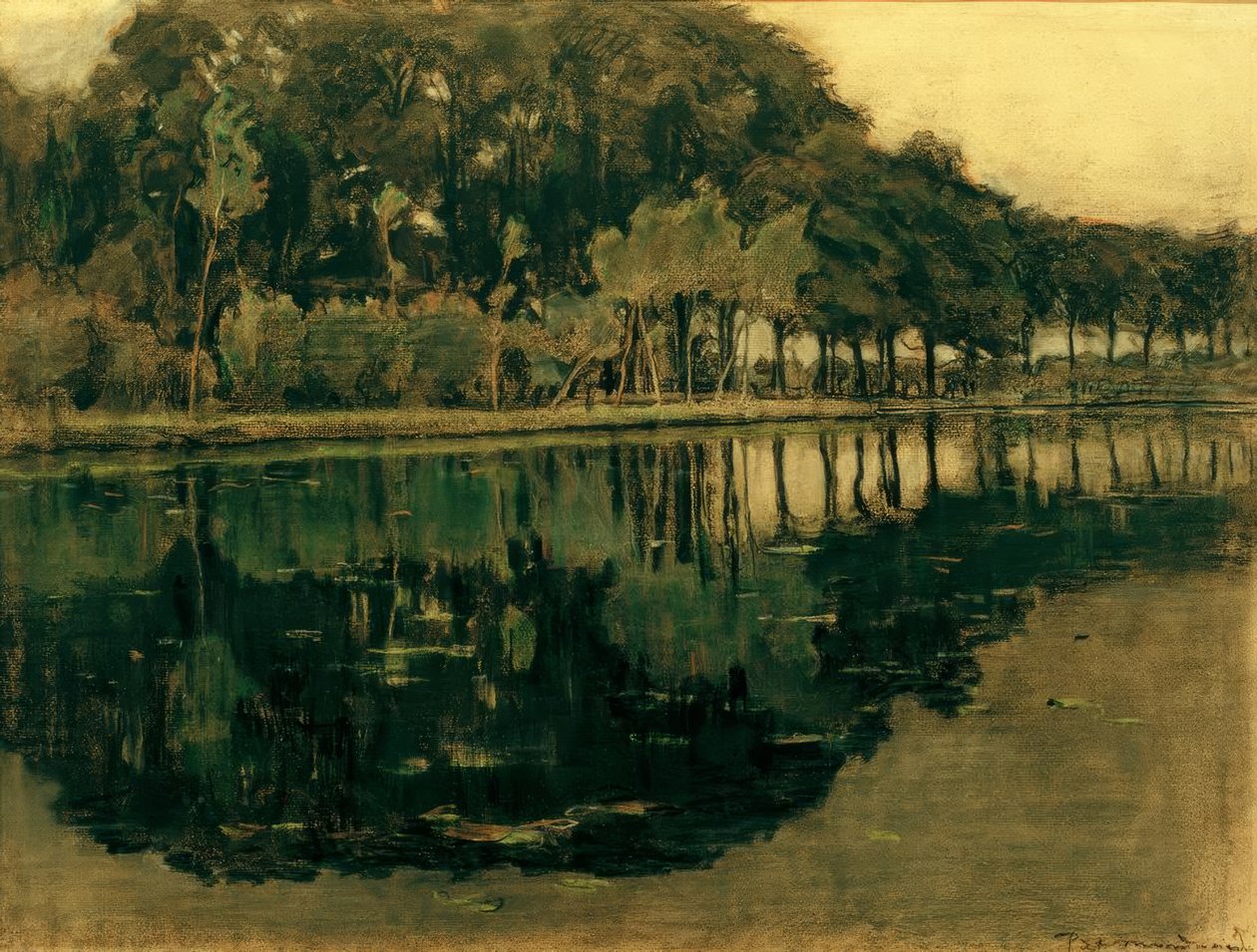 Ferme Geinrust avec horizon élevé - Piet Mondrian