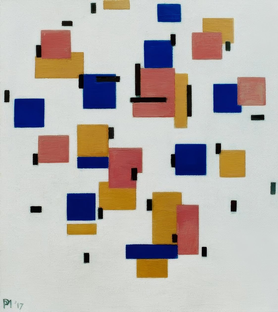 Composition en couleur B - Piet Mondrian