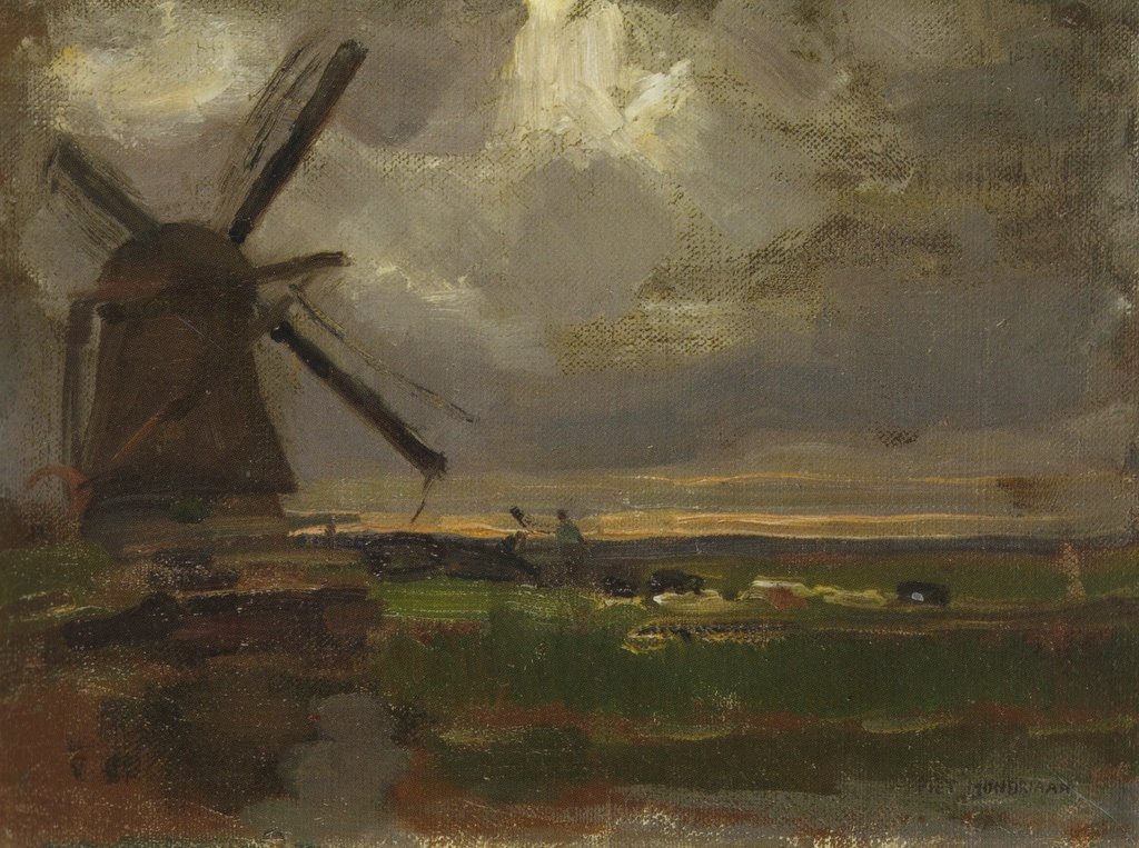 Moulin au Gein - Piet Mondrian