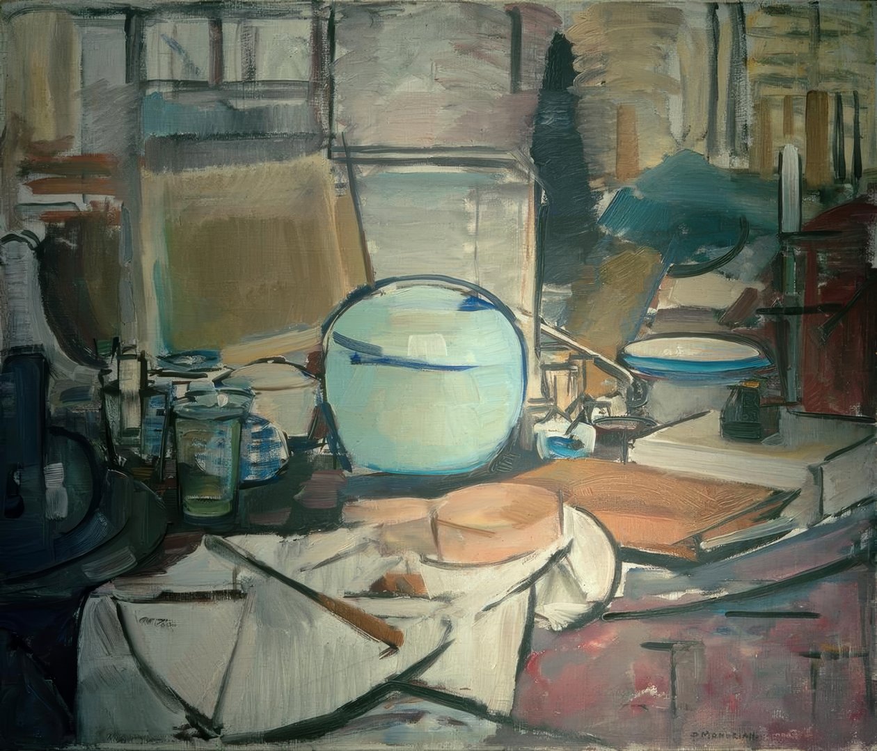Nature morte avec pot de gingembre I - Piet Mondrian