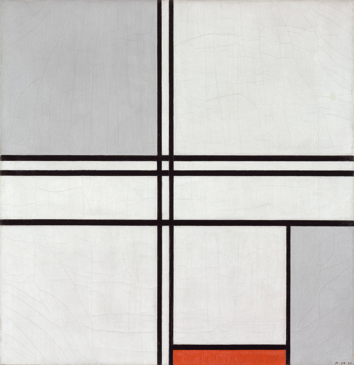 Composition No. 1 Gris-Rouge, 1935 - Piet Mondrian