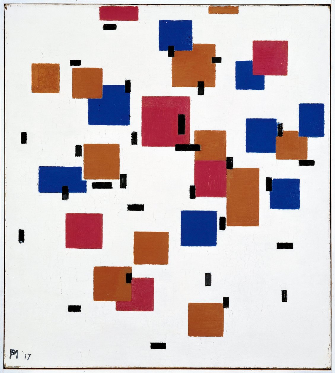 Composition en couleur A - Piet Mondrian