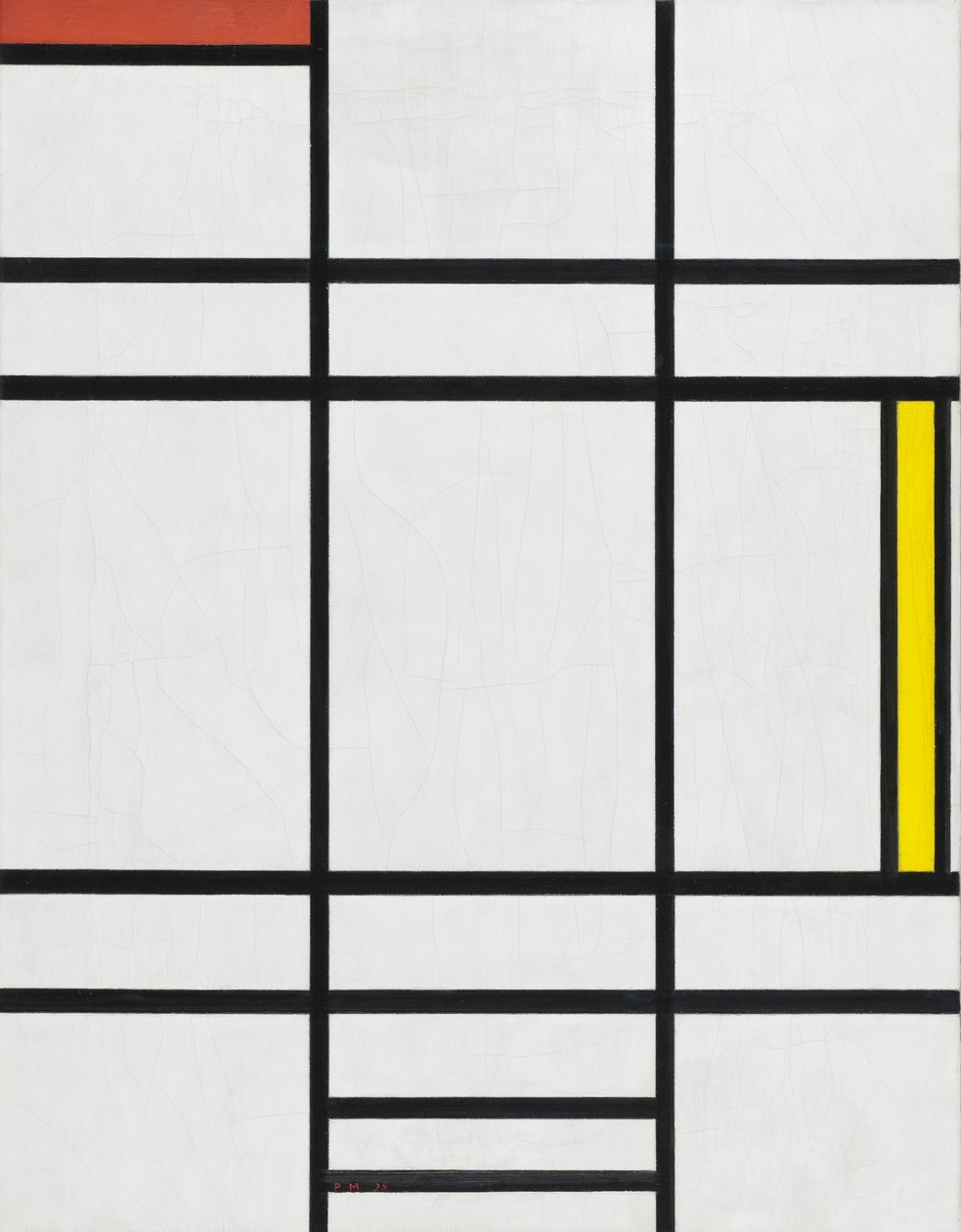 Composition en blanc, rouge et jaune, 1936 - Piet Mondrian
