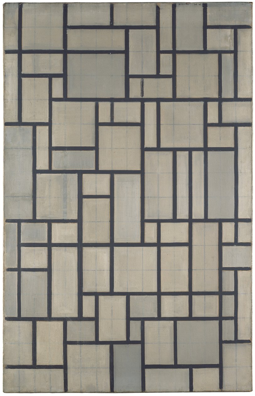 Composition avec grille 2 - Piet Mondrian