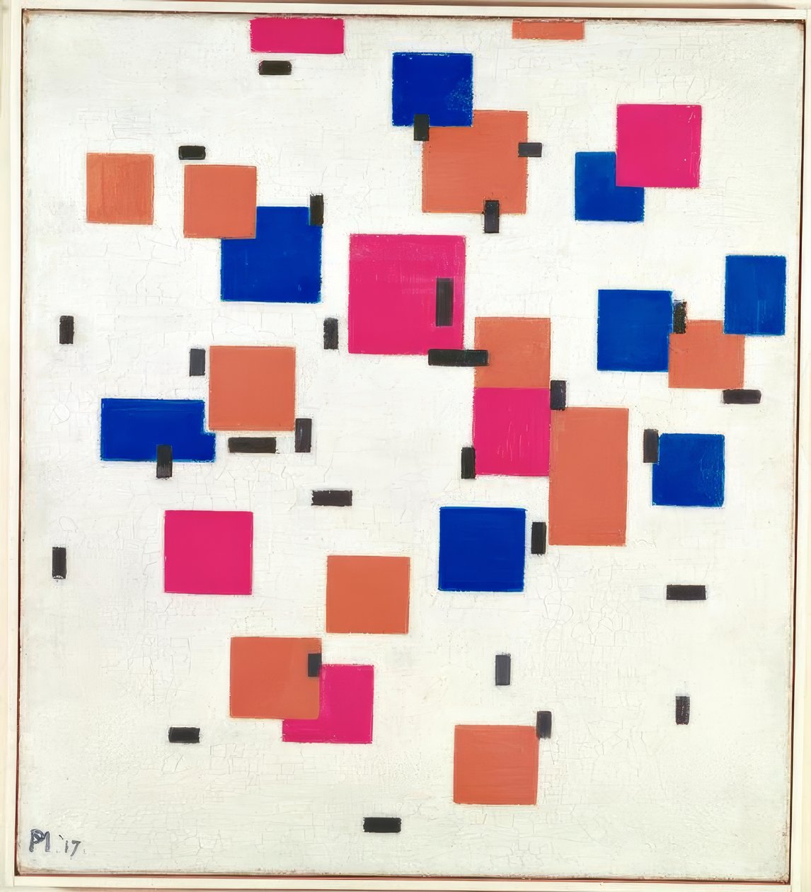 Composition en couleur A - Piet Mondrian