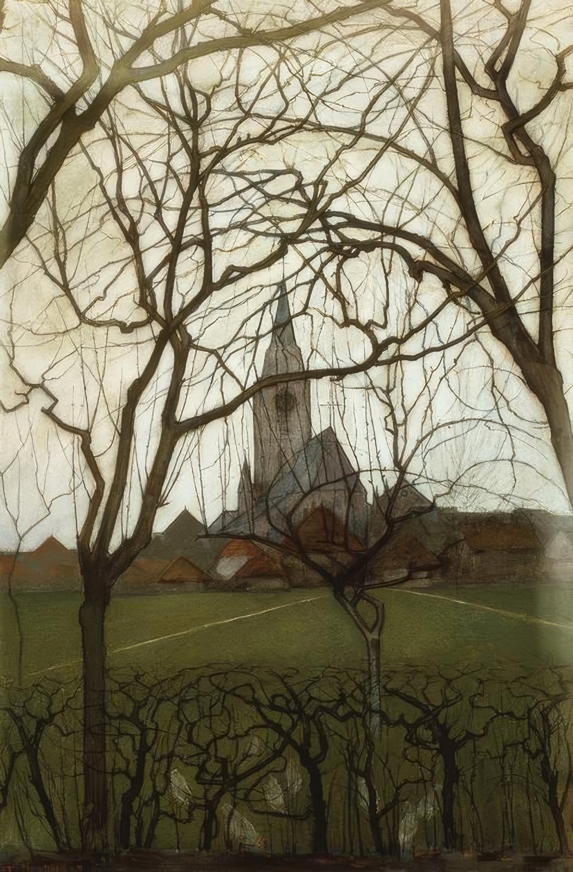 Église du village (Dorfkirche); Église Saint-Jacques, Winterswijk - Piet Mondrian