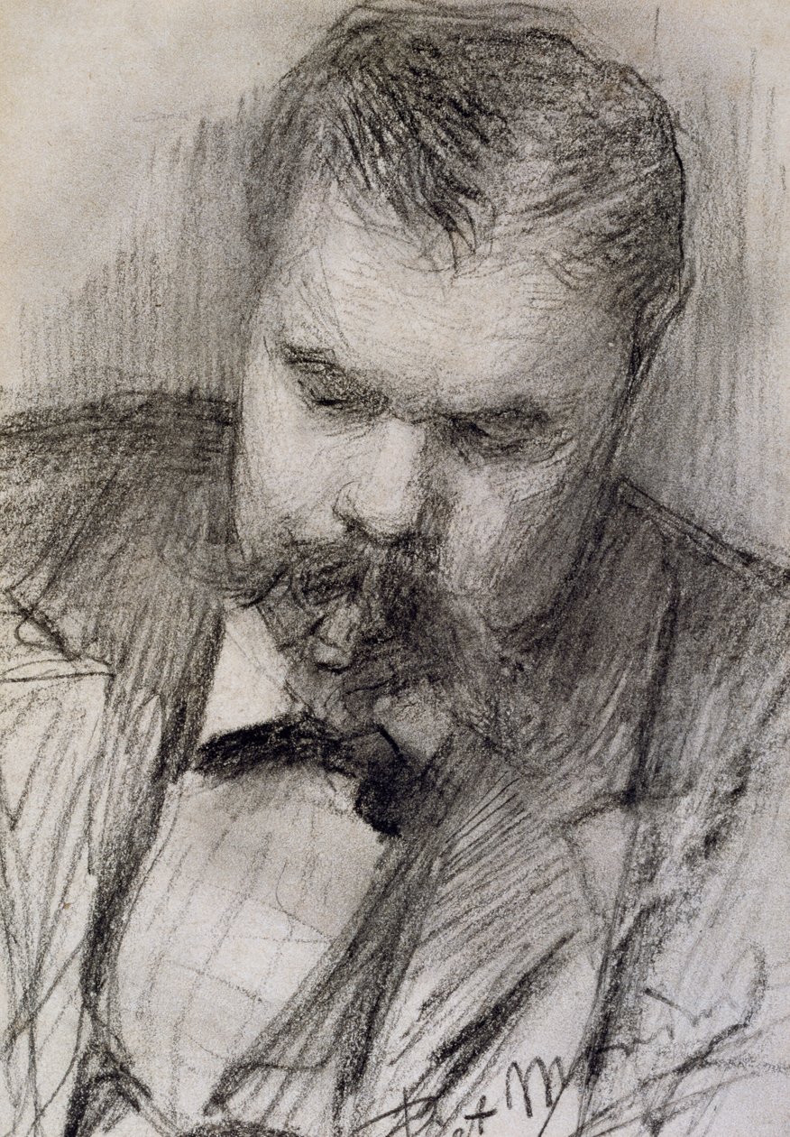 Portrait de Frits Mondrian - Piet Mondrian