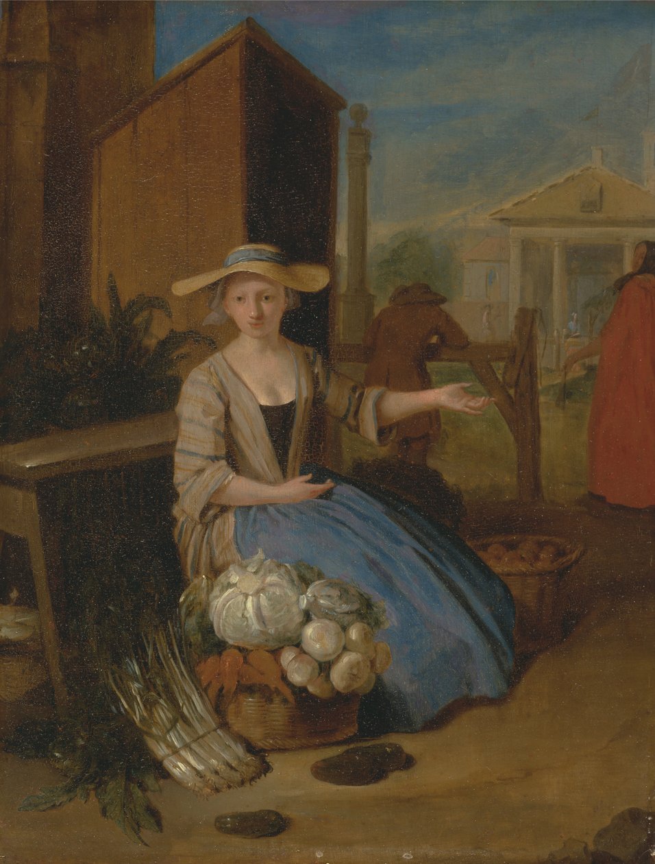 Vendeuse de légumes, Covent Garden - Pieter Angillis