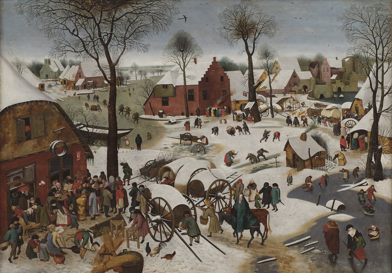 Le recensement à Bethléem - Pieter Breughel the Younger