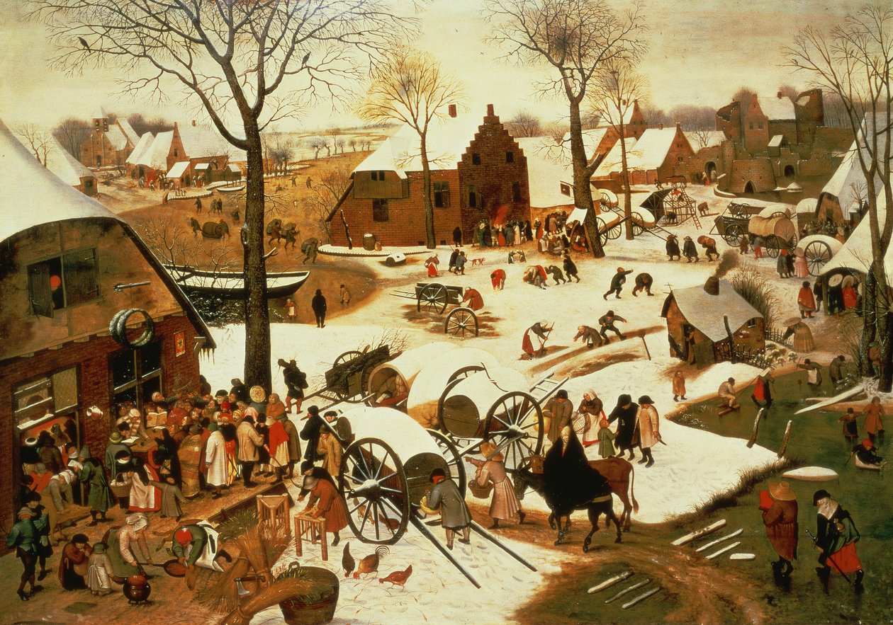 Recensement à Bethléem - Pieter Bruegel the Elder