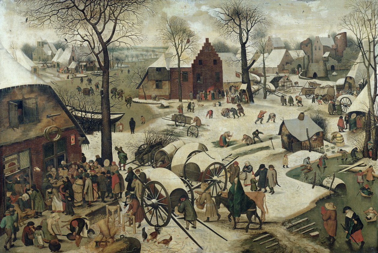 Le recensement à Bethléem - Pieter Bruegel the Elder