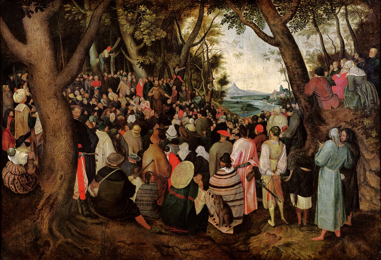 Le Sermon de Saint Jean-Baptiste - Pieter Bruegel the Elder